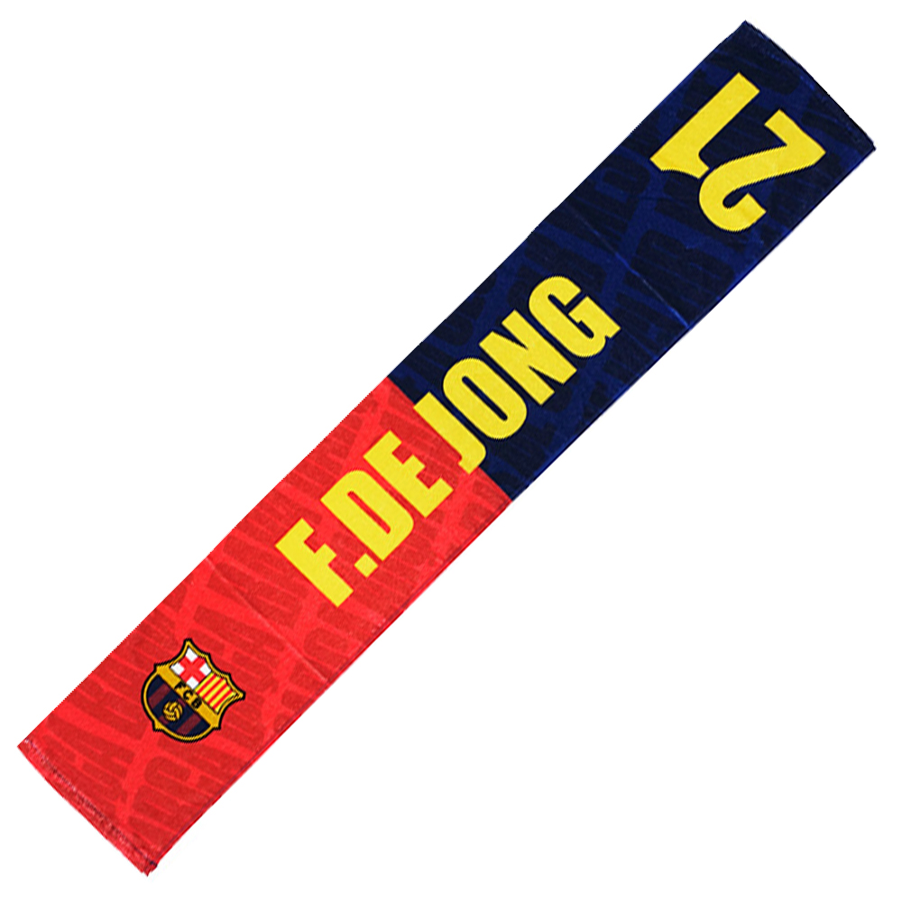 FCバルセロナ タオルマフラー #21 F.DE JONG