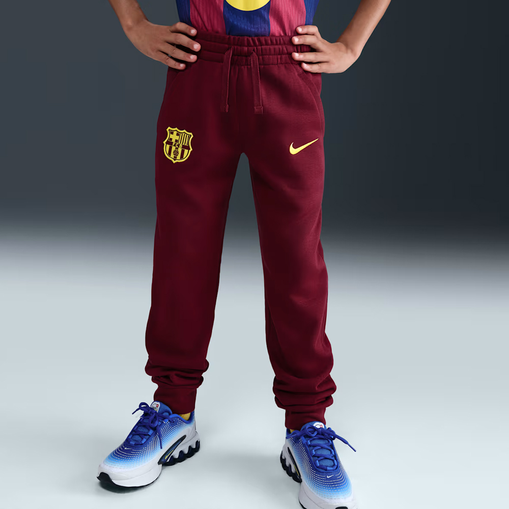 【日本未展開】 FCバルセロナ ジュニア フットボール ジョガーパンツ 25/26 （チームレッド）