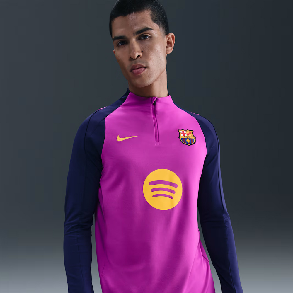FCバルセロナ ストライク ドリルトップ 25/26 （ビビッドパープル/インペリアルパープル）