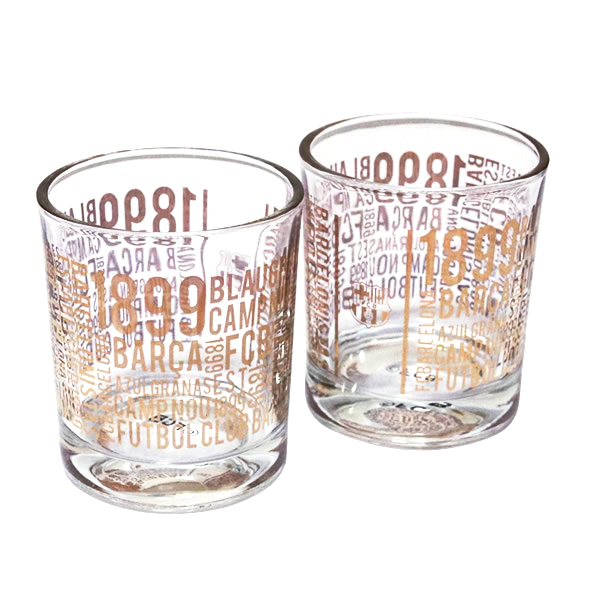 FCバルセロナ ウイスキーグラスセット メルカットバルセロナ