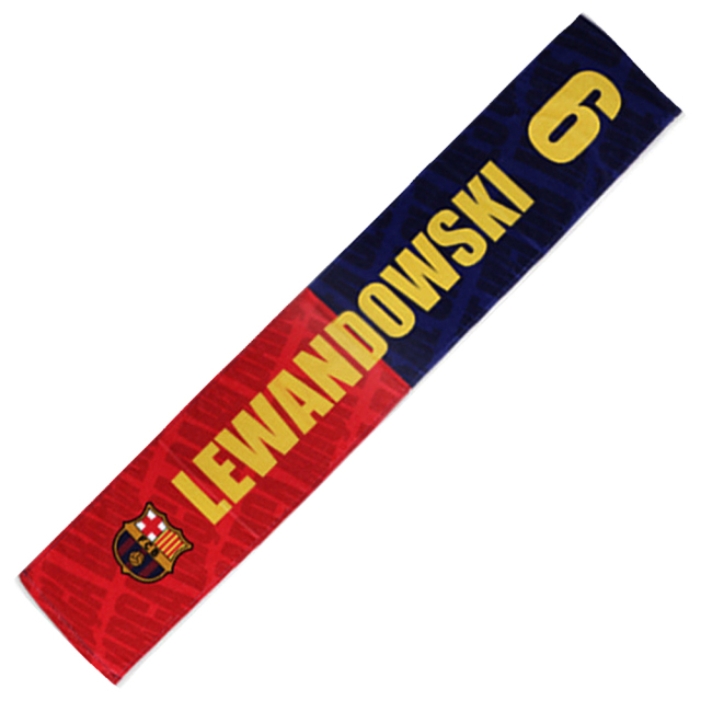 FCバルセロナ タオルマフラー #9 LEWANDOWSKI