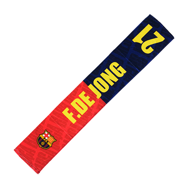 FCバルセロナ タオルマフラー #21 F.DE JONG