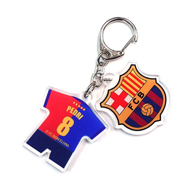 FCバルセロナ アクリル2連チャーム #8 PEDRI