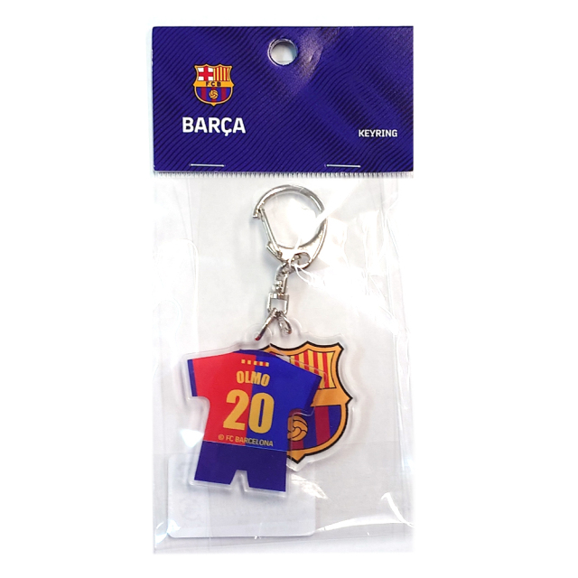 FCバルセロナ アクリル2連チャーム #21 F. DE JONG メルカットバルセロナ