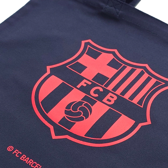 FCバルセロナ トートバッグ （ネイビー） メルカットバルセロナ