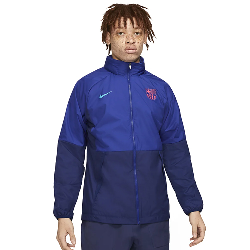 【日本未展開】 FCバルセロナ AWF ジャケット 20/21 （ディープロイヤルブルー/ブルーボイド/ディープロイヤルブルー）