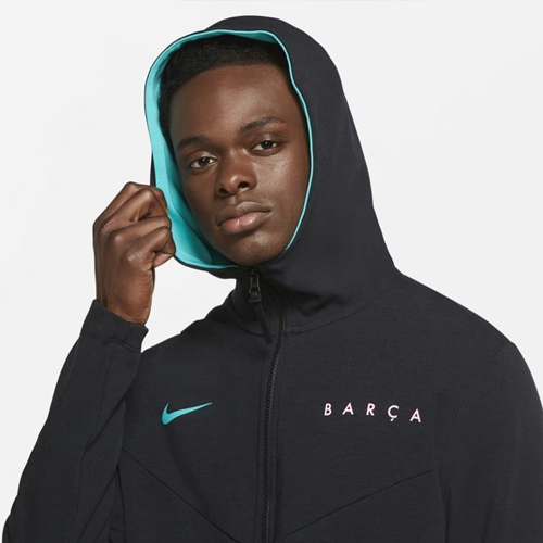 【公式▪️正規品】FCバルセロナ フーディージップ Mサイズ FCバルセロナ テックパック フーディ フルジップ 20/21 CL