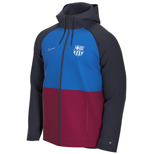 【日本未展開】 FCバルセロナ AWF ジャケット 21/22 （ソアー/ノーブルレッド/オブシディアン）