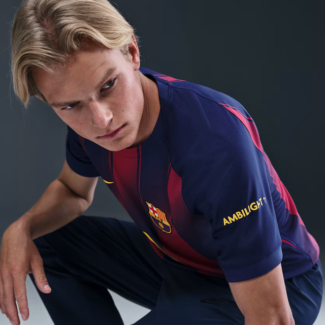 FCバルセロナ 2025/26 スタジアム ホーム ユニフォーム Lサイズ NIKE ナイキ メンズ サッカー ライセンスシャツ FCバルセロナ