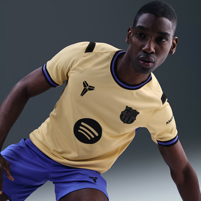 FCバルセロナ スタジアム アウェイ S/S ユニフォーム 25/26 メル