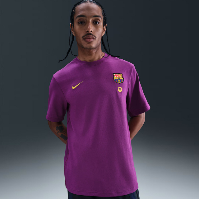 【日本未展開】 FCバルセロナ プライマリー  STMT シャツ（ブライトグレープ）