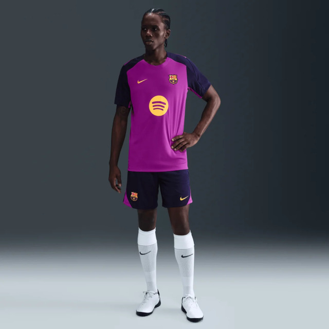 【般若】FCバルセロナ ペドリ8 Dri-FIT グレーシャツ FC バルセロナ 2024/25 マッチ ホームメンズ ナイキ Dri-FIT ADV