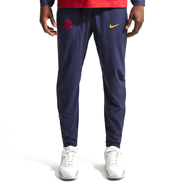 【日本未展開】 FCバルセロナ シティサイド ランニングパンツ 26/27（ブラックブルー/ミネラルイエロー）