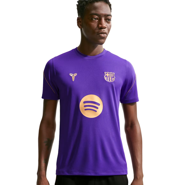 【日本未展開】 FCバルセロナ DRI-FIT ストライク S/S トップ  K 26/27 （フィールドパープル/エレメンタルゴールド）