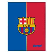 FCバルセロナ フリースブランケット KOC（レッド/ブルー）