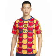 FCバルセロナ DRI-FIT アカデミー プロ S/S トップ SE 23/24 （ユニバーシティゴールド/ユニバーシティレッド/ミッドナイトネイビー）