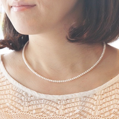 ⭐美品⭐18金 ベビーパールネックレス 18金ゴールド-華奢シンプルネックレス「リトルマーメイドベビー