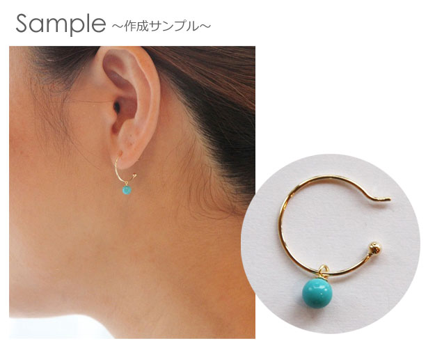 ★フックピアス★スリーピングビューティーサークル　ピアス ピアス さくらんぼ ピアス[品番：JRKW0004424]｜shoppinggo