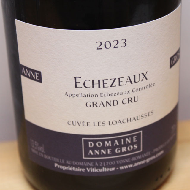 ドメーヌ・アンヌ・グロ　エシェゾー　グラン・クリュ　レ・ロワショーズ
