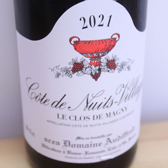 ドメーヌ・オーディフレッド　コート・ド・ニュイ・ヴィラージュ　ル・クロ・ド・マニィ