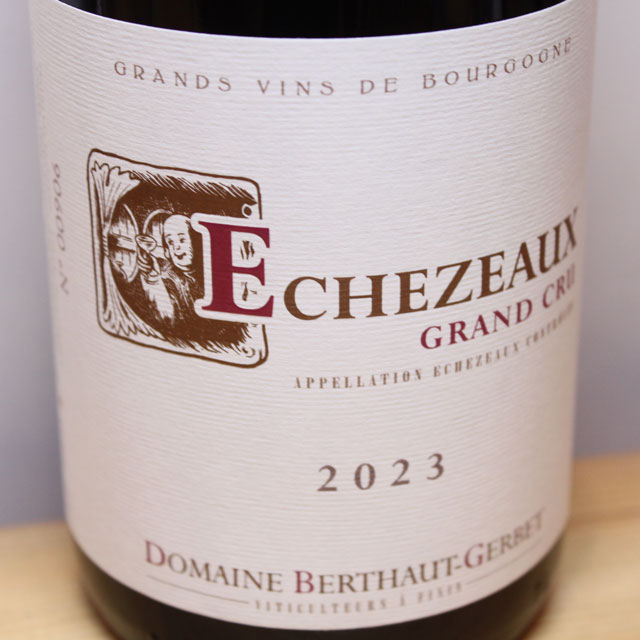 ドメーヌ・ベルトー・ジェルベ　エシェゾー　グラン・クリュ