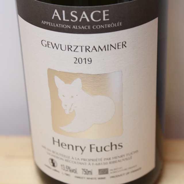 アンリ・フックス　アルザス　ゲヴュルツトラミネール