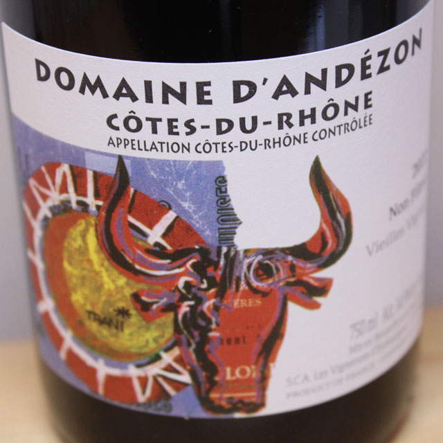 ドメーヌ・ダンデゾン　コート・デュ・ローヌ　ルージュ　ヴィエイユ・ヴィーニュ
