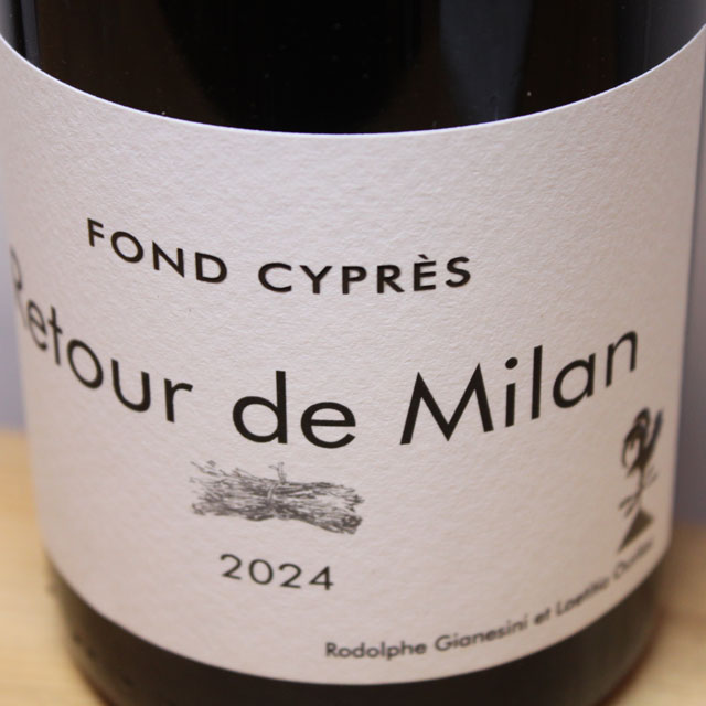 ドメーヌ・フォン・シプレ　ルトゥール・ド・ミラン（マセラシオン）