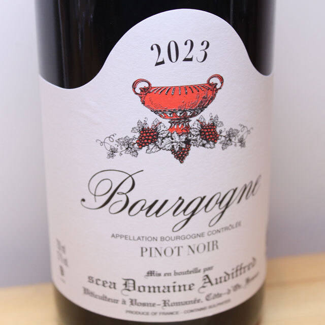 ドメーヌ・オーディフレッド　ブルゴーニュ　ピノ・ノワール