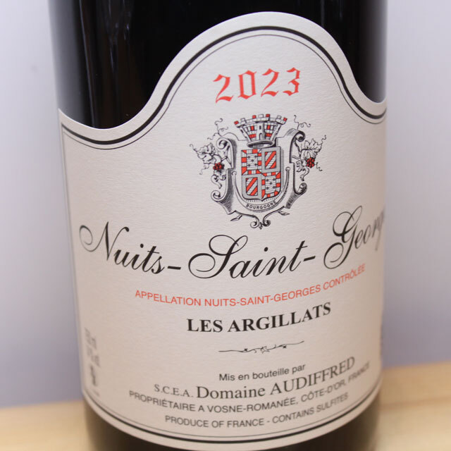 ドメーヌ・オーディフレッド　ニュイ・サン・ジョルジュ　レ・ザルジラ