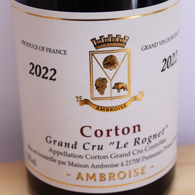 ベルトラン・アンブロワーズ　コルトン　ル・ロニェ　グラン・クリュ