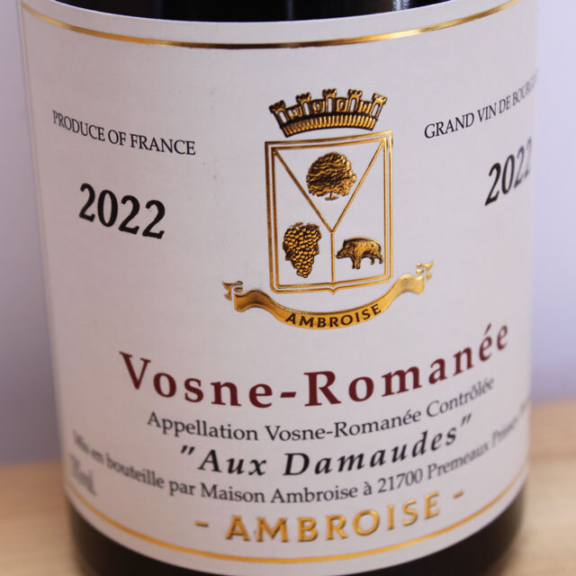 ベルトラン・アンブロワーズ　ヴォーヌ・ロマネ　オー・ダモード