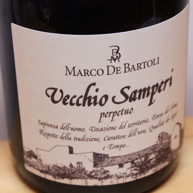 デ・バルトリ ヴェッキオ サンペーリ (白酸化熟成)