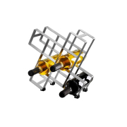 ドイツZACK社製ボトルラック (ベースモジュール)　4セットプラス ワイングッズ