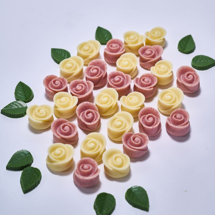 No.606 かて ミニ薔薇ブーケ＆カーネーション♡ハーバリウムペン立て