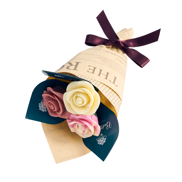 ベルローズ・ボヌール 3本ブーケBOX B