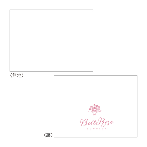 メッセージカード　BR 無地のカード