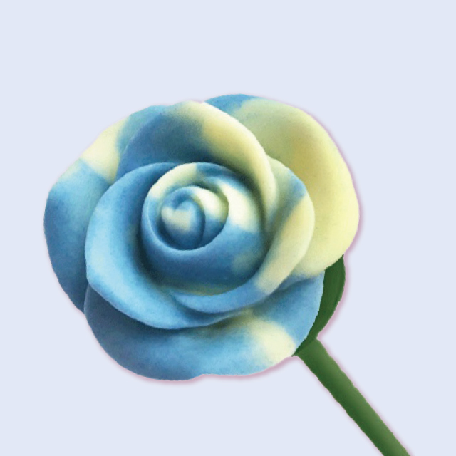 ベルローズ・ボヌール　単品　リナブルー(R)マーブル