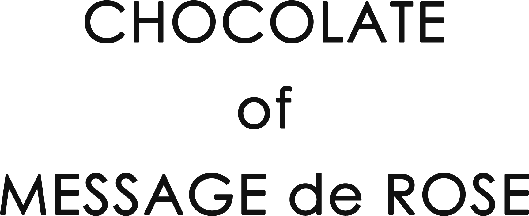 CHOCOLATE OF MESSAGE de ROSE