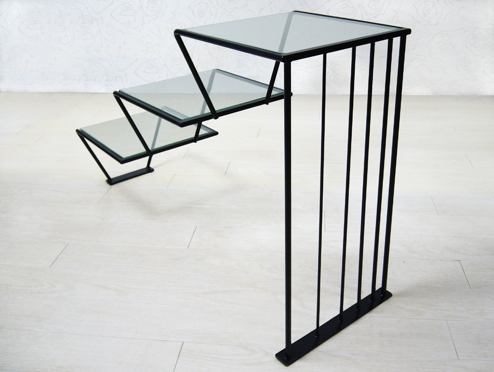 ディスプレイラック　カスケード3-stage　斜後