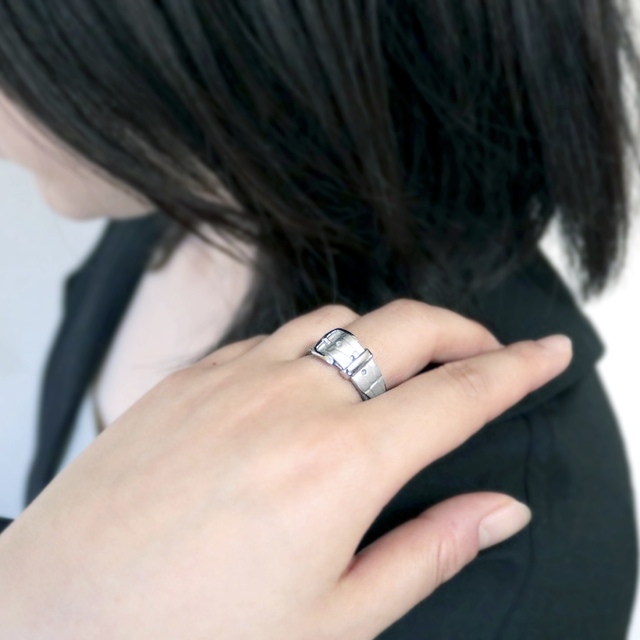 smallright 「ベルトリング cute SV」 | シルバー 5mm | リング 指輪