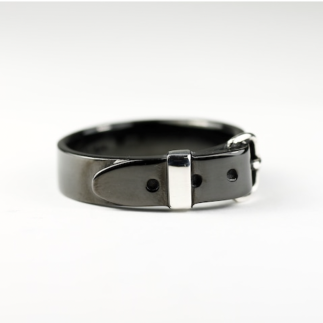 【予約販売】small right 「ベルトリング IP 」 | ブラック 5mm | リング 指輪 アクセサリー 【予約販売】small right 「ベルトリング IP 」 | ブラック 5mm | リング 指輪 アクセサリー