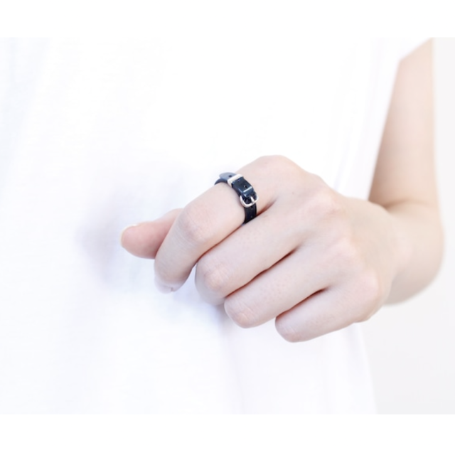【予約販売】small right 「ベルトリング IP 」 | ネイビー 5mm | リング 指輪 アクセサリー 【予約販売】small right 「ベルトリング IP 」 | ネイビー 5mm | リング 指輪 アクセサリー