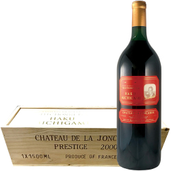 【夏の贈り物特集】【木箱入り】シャトー・ラ・ジョンカード赤ラベル 【2000年】 マグナム 1500ml