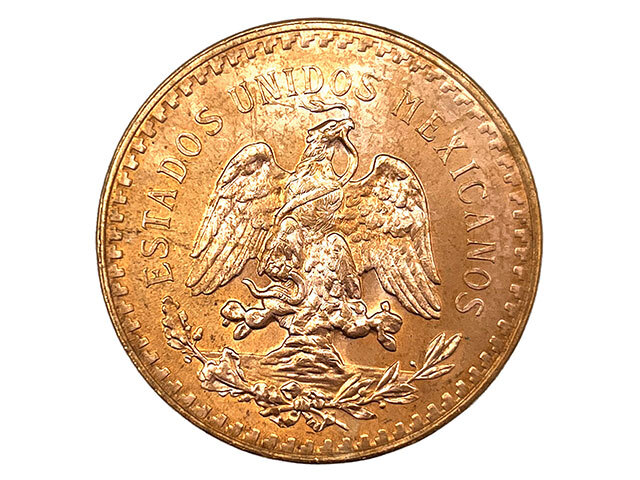 メキシコ 50ペソ K21.6金貨 1947年銘 勝利の女神 センテナリオ