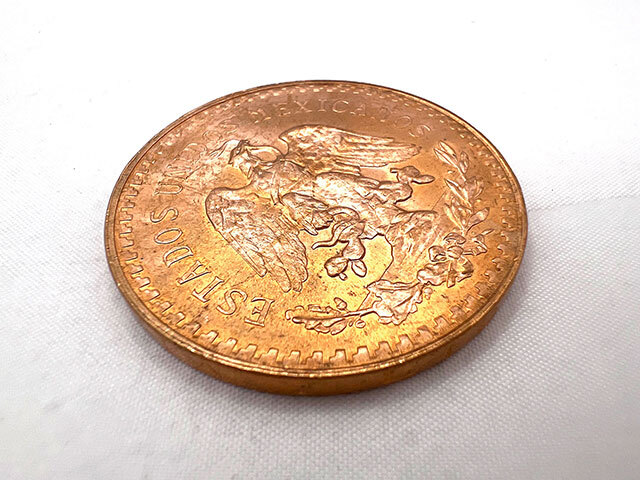 メキシコ 50ペソ K21.6金貨 1947年銘 勝利の女神 センテナリオ