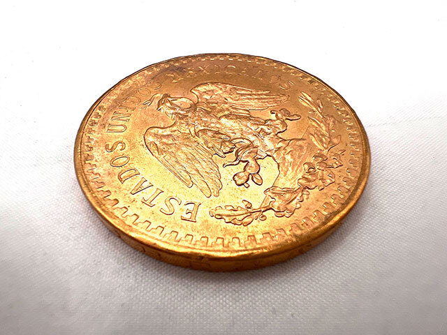 メキシコ 50ペソ K21.6金貨 1947年銘 勝利の女神 センテナリオ