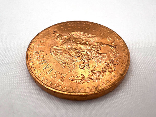 メキシコ 50ペソ K21.6金貨 1947年銘 勝利の女神 センテナリオ