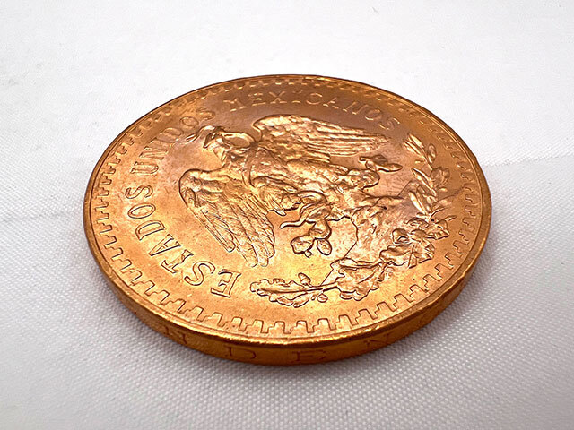 メキシコ 50ペソ K21.6金貨 1947年銘 勝利の女神 センテナリオ