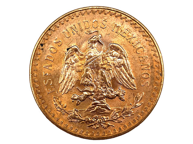 メキシコ 50ペソ K21.6金貨 1947年銘 勝利の女神 センテナリオ